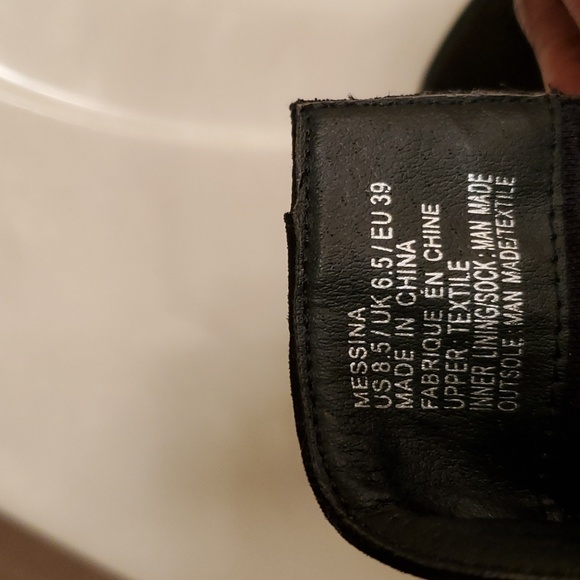 JustFab Women's Messina Black Ankle Boots Size 8.5 - Picture 7 of 8